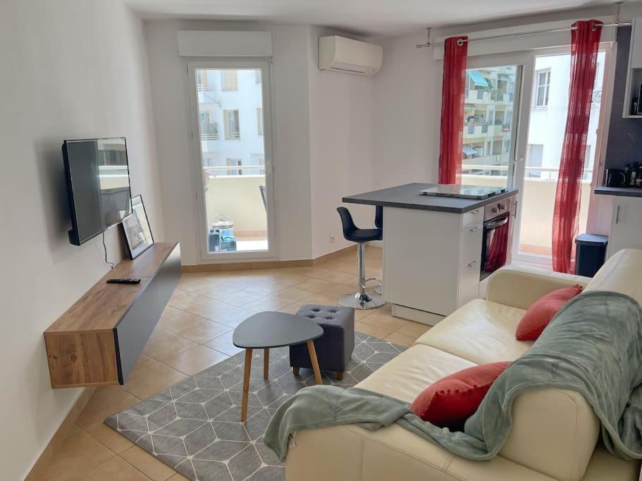T2 Moderne Proche Du Port - Clim Apartment Nice